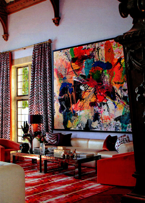 Jamie Drake Living Room by Holly Chamness